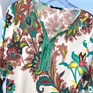 Elie Tahari paisley dress small
